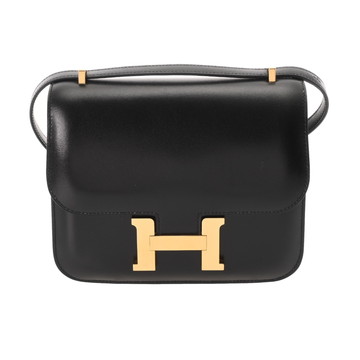 エルメス コンスタンス3 18 ミロワール ブラック ボックスカーフ レディース バッグ 【中古】【bag】