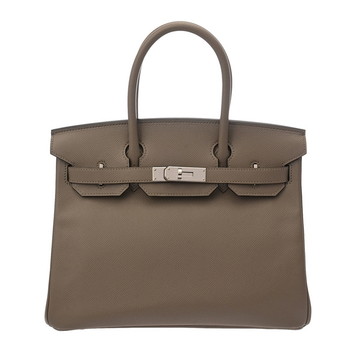 エルメス バーキン 30 グリアスファルト ヴォーエプソン レディース バッグ 【中古】【bag】