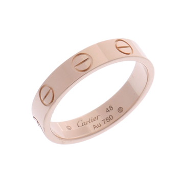 カルティエ ミニラブ リング #48 ゴールド K18イエローゴールド YG レディース ジュエリー 【中古】【jewelry】