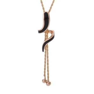 ダミアーニ エデンネックレス ゴールド K18ピンクゴールド PG/ブラックセラミック レディース ジュエリー 【中古】【jewelry】