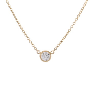 ティファニー バイザヤード ネックレス ゴールド K18イエローゴールド YG レディース ジュエリー 【中古】【jewelry】