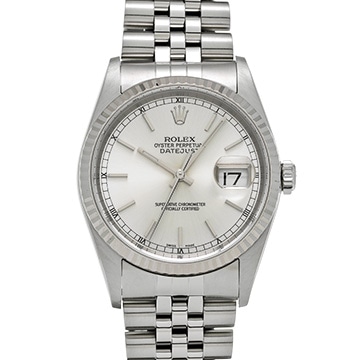 ロレックス デイトジャスト 16234 シルバー メンズ 時計 【中古】【wristwatch】