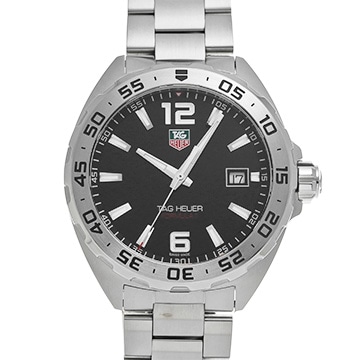 タグ ホイヤー フォーミュラ1 クォーツ WAZ1112.BA0875 ブラック メンズ 時計 【中古】【wristwatch】