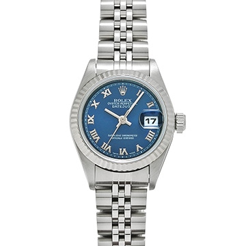 ロレックス デイトジャスト 69174 ブルー レディース 時計 【中古】【wristwatch】