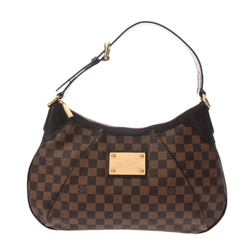 ルイ ヴィトン ダミエ テムズ GM エベヌ N48181 ダミエキャンバス レディース バッグ 【中古】【bag】
