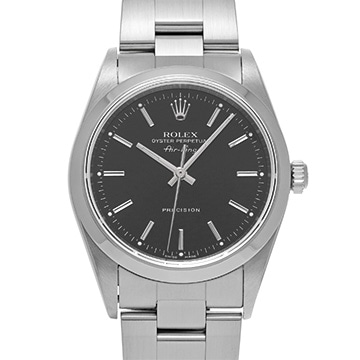 ロレックス エアキング 14000 ブラック メンズ 時計 【中古】【wristwatch】