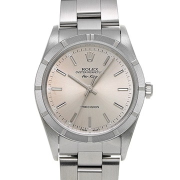 ロレックス エアキング 14010 シルバー メンズ 時計 【中古】【wristwatch】