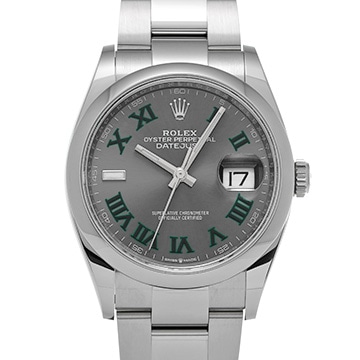 ロレックス デイトジャスト 36 126200 スレート メンズ 時計 【中古】【wristwatch】