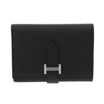 エルメス ベアン コンビネ ブラック ヴォーエプソン レディース 財布 【中古】【purse】