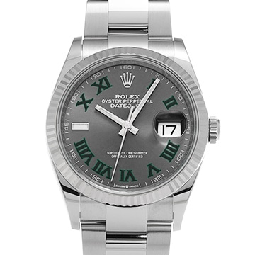 ロレックス デイトジャスト 36 126234 スレート メンズ 時計 【中古】【wristwatch】