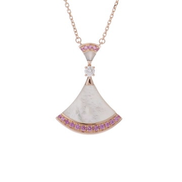 ブルガリ ディーヴァドリーム ネックレス ゴールド 357220 K18ピンクゴールド PG レディース ジュエリー 【中古】【jewelry】