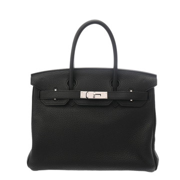 エルメス バーキン 30 ブラック トリヨンクレマンス レディース バッグ 【中古】【bag】