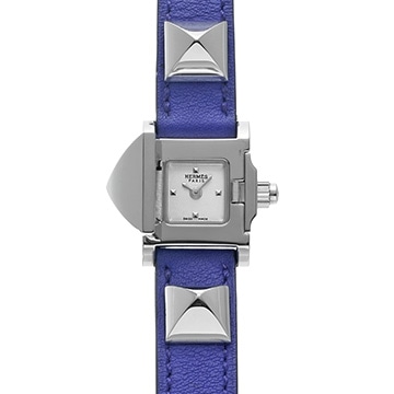 エルメス ミニ メドール ME2.110 シルバー レディース 時計 【中古】【wristwatch】