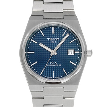 ティソ PRX パワーマティック 80 T137.407.11.041.00 ブルー メンズ 時計 【中古】【wristwatch】
