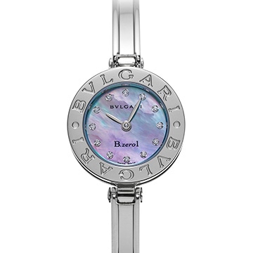 ブルガリ ビーゼロワン BZ22S ブルーシェル/ダイヤモンド レディース 時計 【中古】【wristwatch】