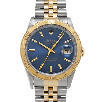 ロレックス デイトジャスト サンダーバード 16263 ブルー メンズ 時計 【中古】【wristwatch】