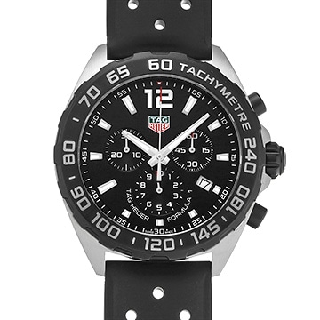 タグ ホイヤー フォーミュラ1 クォーツ クロノグラフ CAZ1010.FT8024 ブラック メンズ 時計 【中古】【wristwatch】