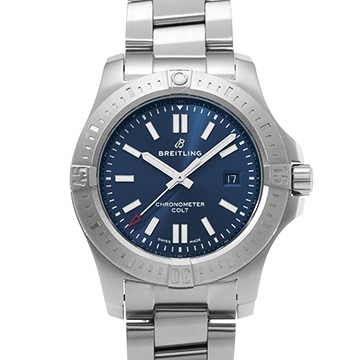 ブライトリング コルト オートマチック 44 A17388101C1A1 ブルー メンズ 時計 【中古】【wristwatch】