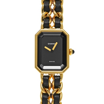 シャネル プルミエール XL H0001 ブラック レディース 時計 【中古】【wristwatch】
