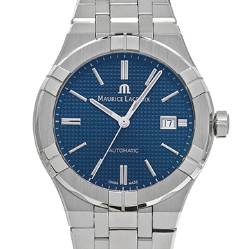 モーリス ラクロア アイコン オートマティック AI6008-SS002-430-1 ブルー メンズ 時計 【中古】【wristwatch】