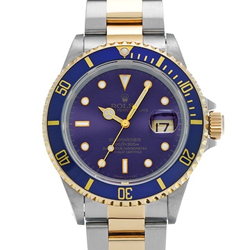 ロレックス サブマリーナ デイト 16613 ブルー メンズ 時計 【中古】【wristwatch】