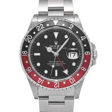 ロレックス GMTマスターII 16710 ブラック メンズ 時計 【中古】【wristwatch】