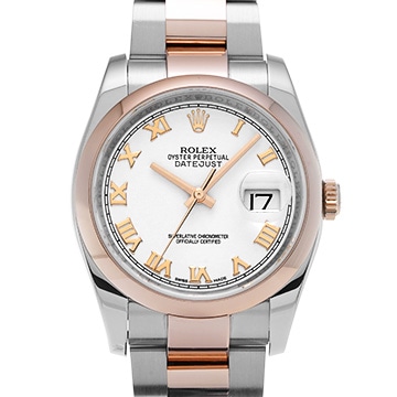 ロレックス デイトジャスト 116201 ホワイト メンズ 時計 【中古】【wristwatch】