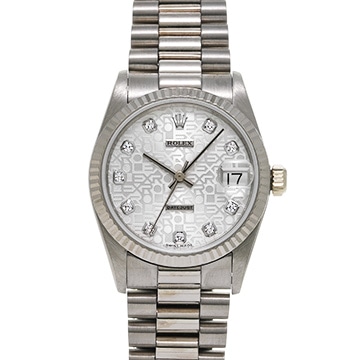 ロレックス デイトジャスト 68279G シルバーコンピュータ/ダイヤモンド ユニセックス 時計 【中古】【wristwatch】
