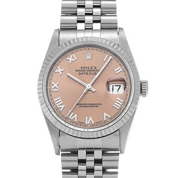 ロレックス デイトジャスト 16234 ピンク メンズ 時計 【中古】【wristwatch】