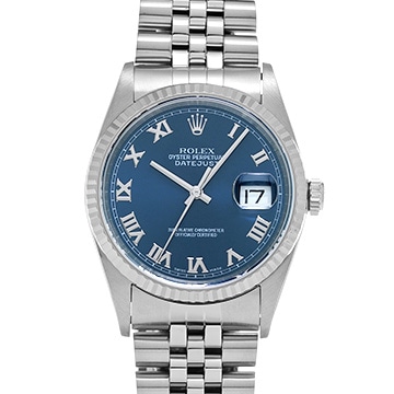 ロレックス デイトジャスト 16234 ブルー メンズ 時計 【中古】【wristwatch】