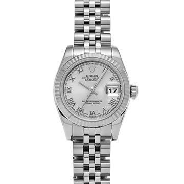 ロレックス デイトジャスト 179174 グレー レディース 時計 【中古】【wristwatch】