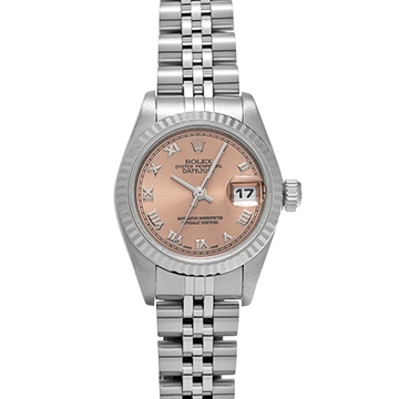 ロレックス デイトジャスト 79174 ピンク レディース 時計 【中古】【wristwatch】