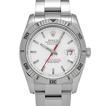 ロレックス デイトジャスト ターノグラフ 116264 ホワイト メンズ 時計 【中古】【wristwatch】
