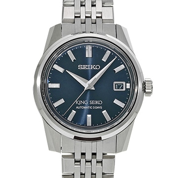 セイコー キングセイコー メカニカル SDKS017 ブルー メンズ 時計 【中古】【wristwatch】