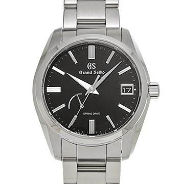 グランドセイコー ヘリテージコレクション スプリングドライブ SBGA467 ブラック メンズ 時計 【中古】【wristwatch】