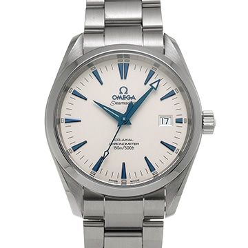 オメガ シーマスター アクアテラ コーアクシャル 2503.33 ホワイト メンズ 時計 【中古】【wristwatch】