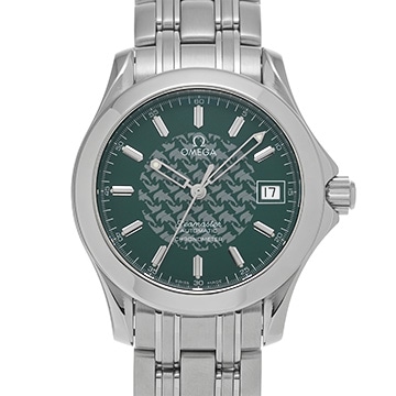 オメガ シーマスター 120 ジャックマイヨール 1998 2506.70 グリーン メンズ 時計 【中古】【wristwatch】