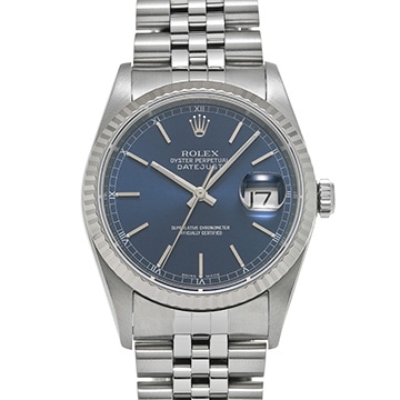 ロレックス デイトジャスト 16234 ブルー メンズ 時計 【中古】【wristwatch】