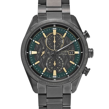 シチズン アテッサ ACT Line ブラックチタン AT8288-60E ブラック メンズ 時計 【中古】【wristwatch】