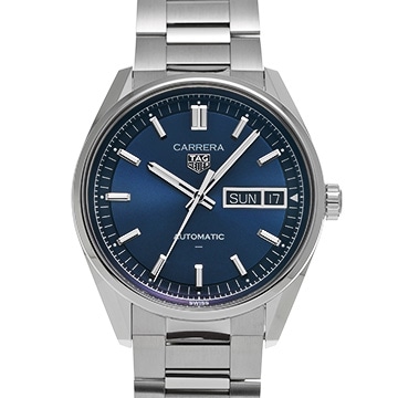 タグ ホイヤー カレラ デイデイト 41ｍｍ TH31-02 WDA2112.BA0043 ブルー メンズ 時計 【中古】【wristwatch】