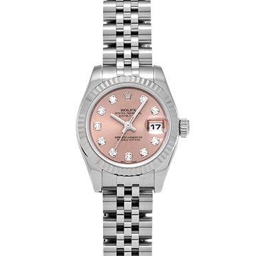 ロレックス デイトジャスト 179174G ピンク/ダイヤモンド レディース 時計 【中古】【wristwatch】