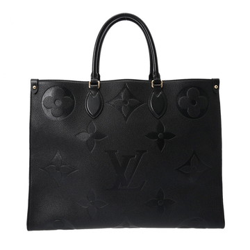 ルイ ヴィトン モノグラムアンプラント オンザゴー GM 2WAY ノワール M44925 レザー ユニセックス バッグ 【中古】【bag】