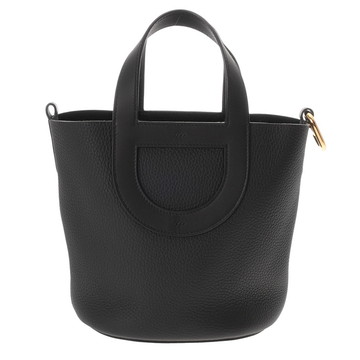 エルメス インザループ 18 ブラック トリヨンクレマンス/ヴォースイフト レディース バッグ 【未使用】【bag】