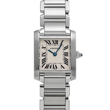 カルティエ タンクフランセーズ SM　 W51008Q3 シルバー レディース 時計 【中古】【wristwatch】