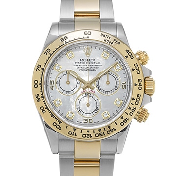 ロレックス コスモグラフ デイトナ 116503NG ホワイトシェル/ダイヤモンド メンズ 時計 【中古】【wristwatch】