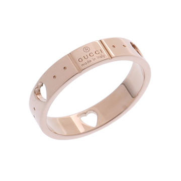 グッチ アイコンアモール リング ゴールド K18ピンクゴールド PG レディース ジュエリー 【中古】【jewelry】