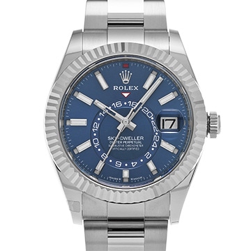 ロレックス スカイドゥエラー 336934 ブライトブルー メンズ 時計 【中古】【wristwatch】