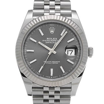 ロレックス デイトジャスト 41 126334 スレートグレー メンズ 時計 【中古】【wristwatch】