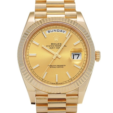 ロレックス デイデイト 40 228238 シャンパン メンズ 時計 【中古】【wristwatch】