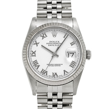ロレックス デイトジャスト 16234 ホワイト メンズ 時計 【中古】【wristwatch】
